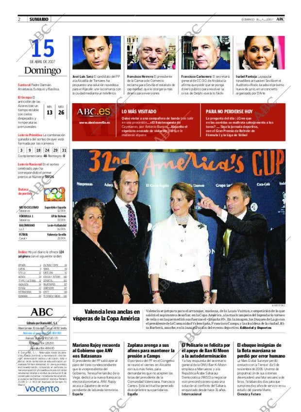 ABC SEVILLA 15-04-2007 página 2