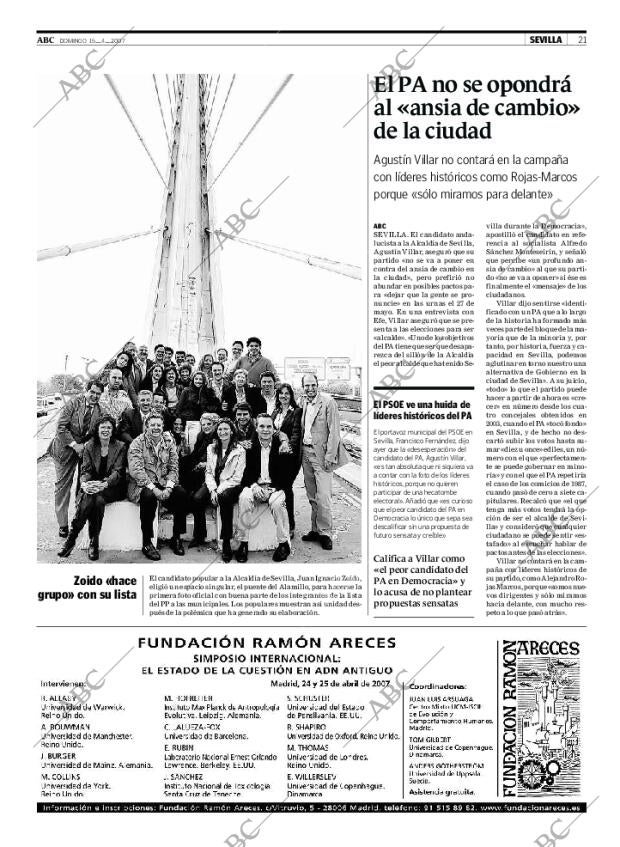 ABC SEVILLA 15-04-2007 página 21
