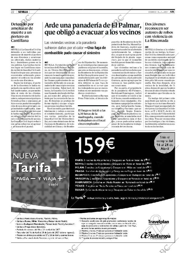 ABC SEVILLA 15-04-2007 página 22