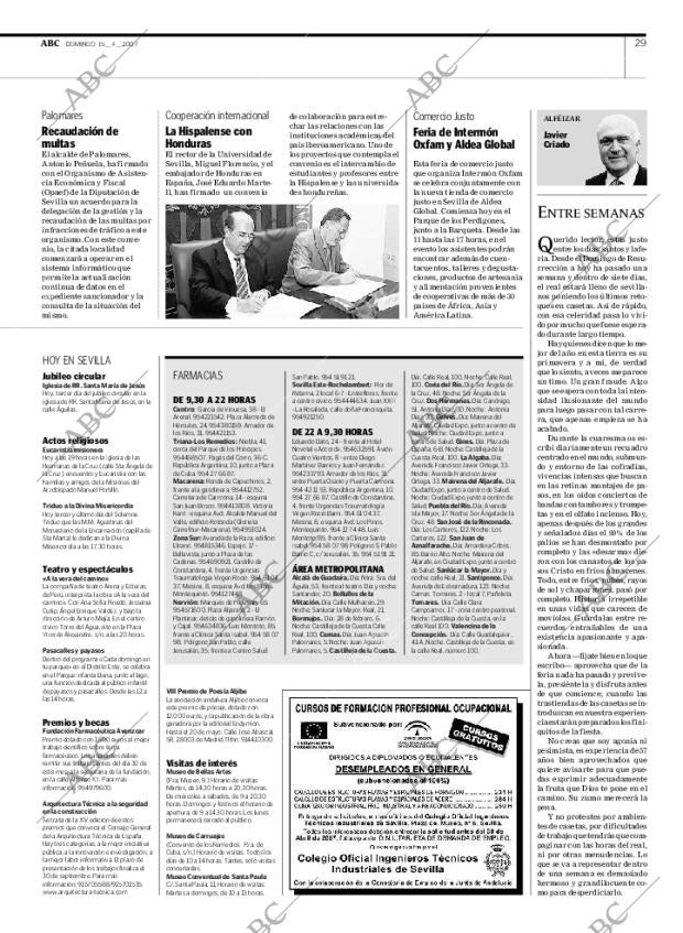 ABC SEVILLA 15-04-2007 página 29