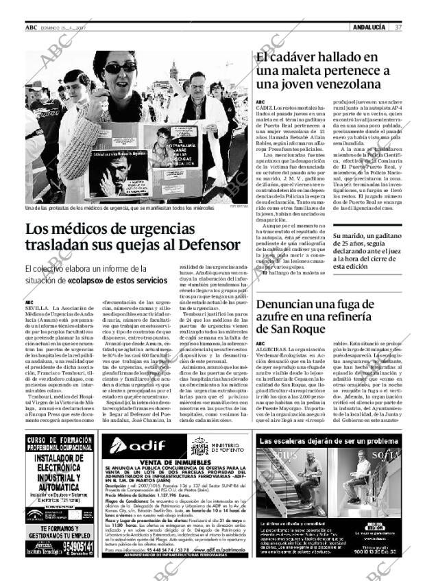 ABC SEVILLA 15-04-2007 página 37