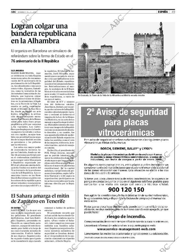 ABC SEVILLA 15-04-2007 página 49