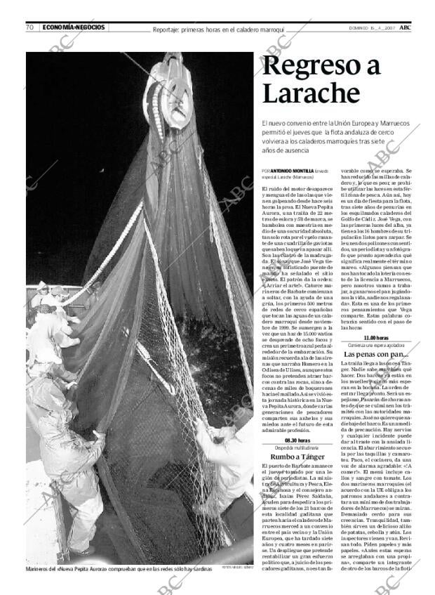 ABC SEVILLA 15-04-2007 página 70