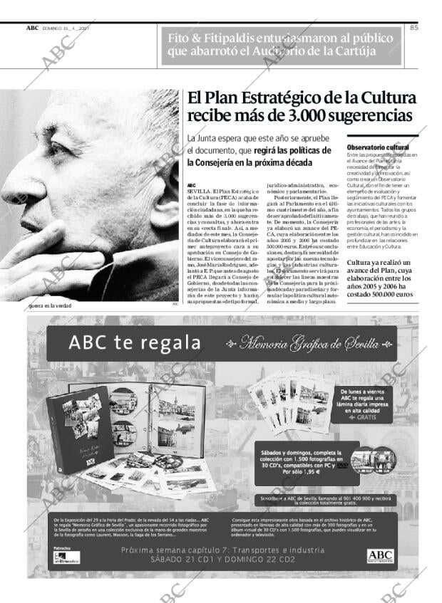 ABC SEVILLA 15-04-2007 página 85