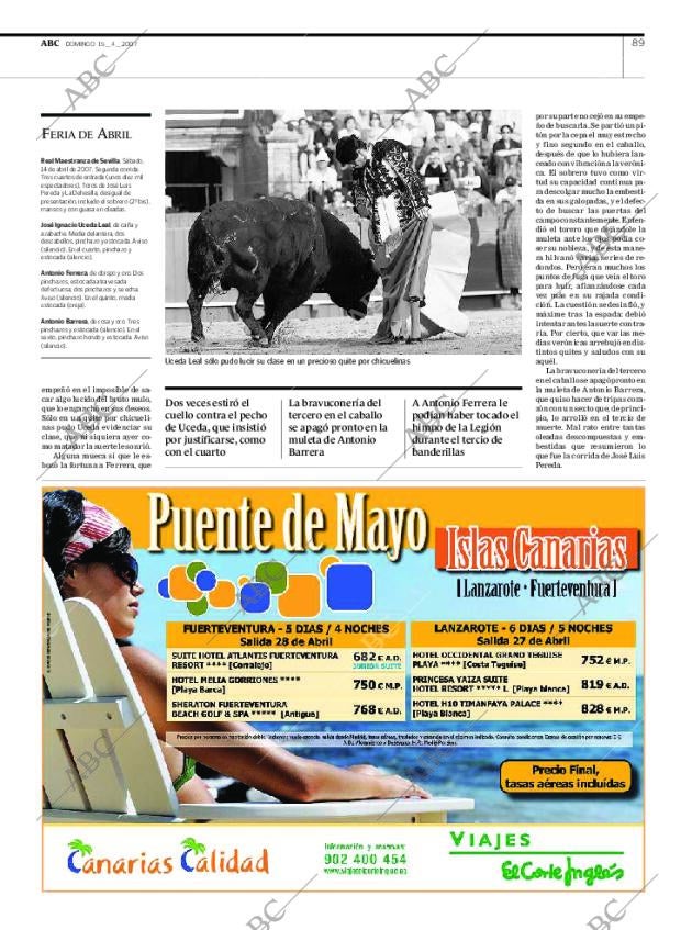 ABC SEVILLA 15-04-2007 página 89