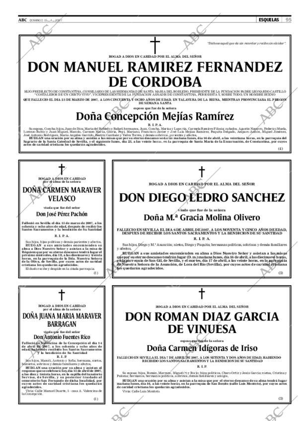 ABC SEVILLA 15-04-2007 página 95