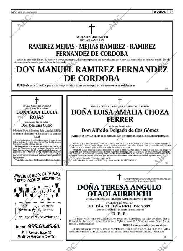 ABC SEVILLA 15-04-2007 página 97