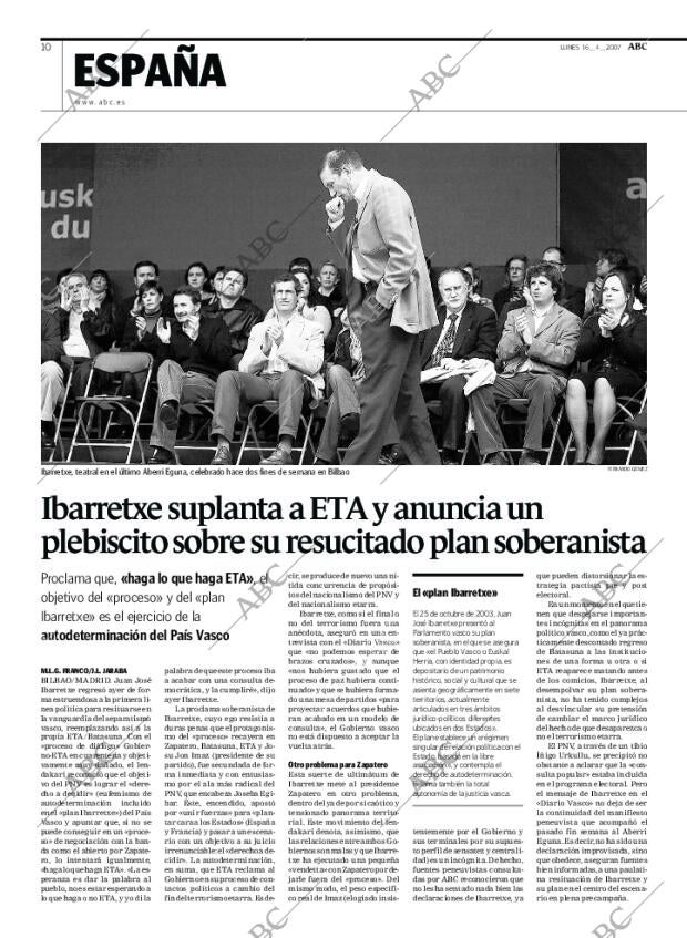 ABC MADRID 16-04-2007 página 10