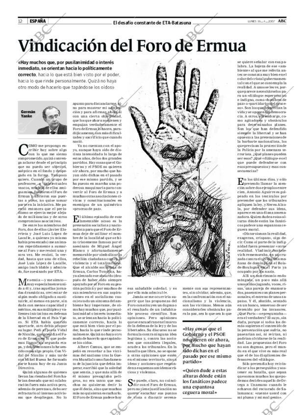 ABC MADRID 16-04-2007 página 12