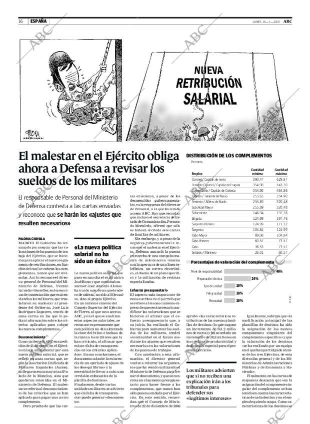 ABC MADRID 16-04-2007 página 16