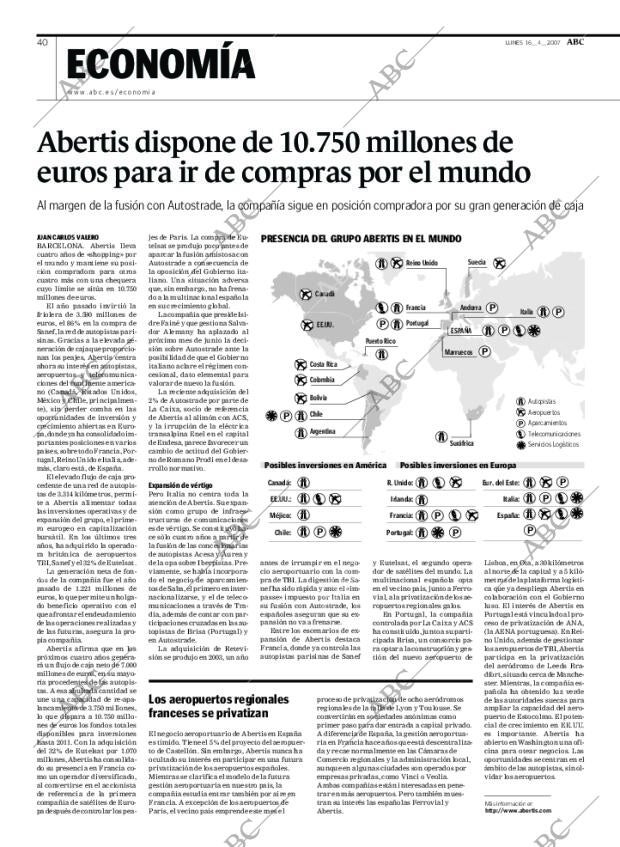 ABC MADRID 16-04-2007 página 40