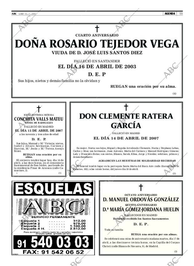 ABC MADRID 16-04-2007 página 55