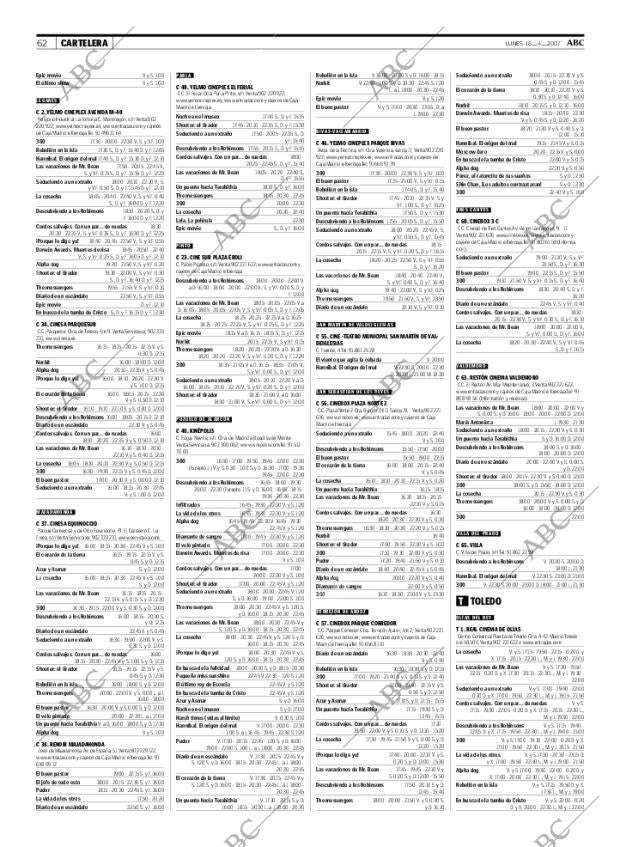 ABC MADRID 16-04-2007 página 62