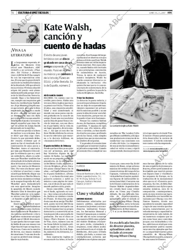 ABC MADRID 16-04-2007 página 74