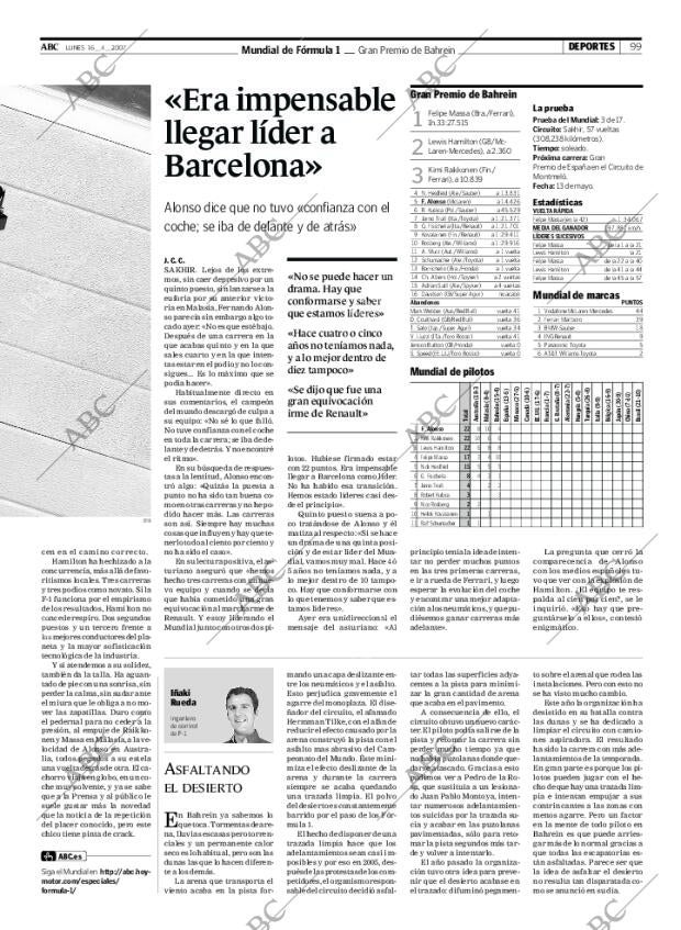 ABC MADRID 16-04-2007 página 99