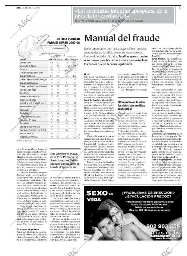 ABC SEVILLA 16-04-2007 página 11