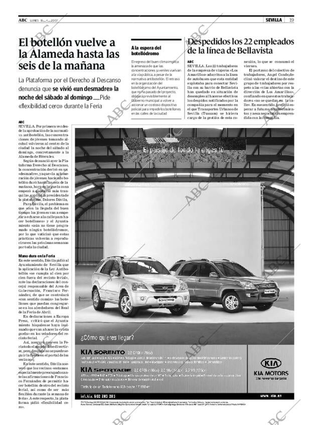 ABC SEVILLA 16-04-2007 página 19