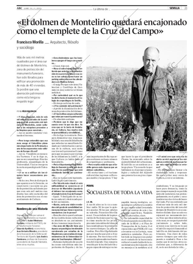 ABC SEVILLA 16-04-2007 página 21