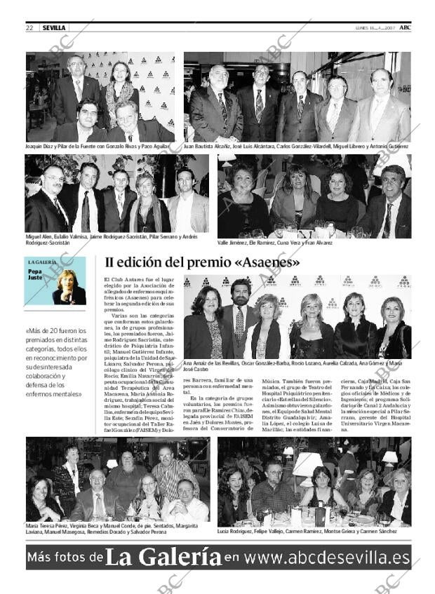 ABC SEVILLA 16-04-2007 página 22