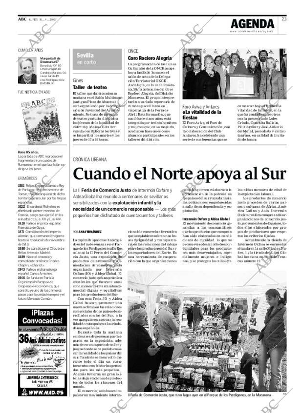 ABC SEVILLA 16-04-2007 página 23
