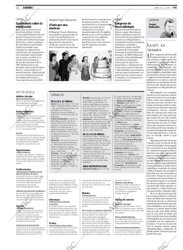 ABC SEVILLA 16-04-2007 página 24