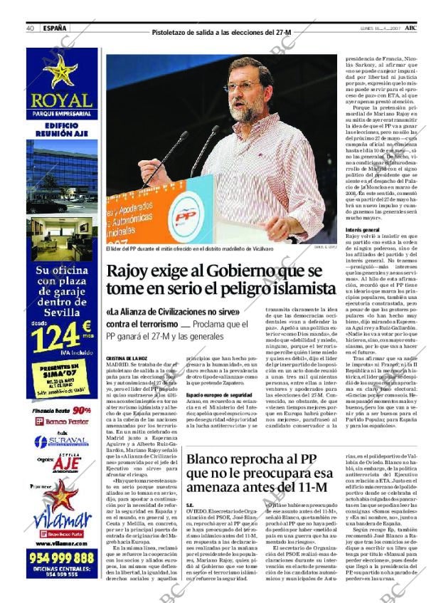 ABC SEVILLA 16-04-2007 página 40