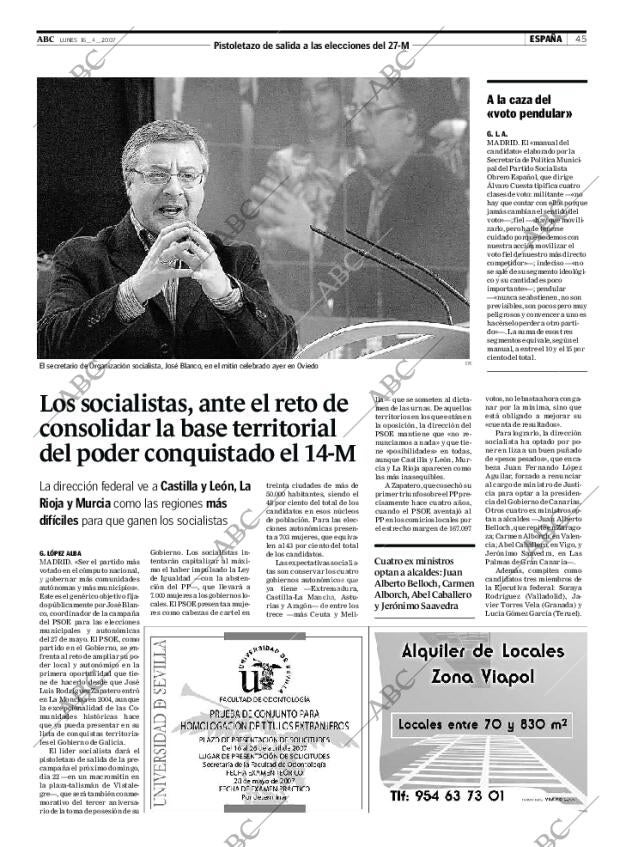 ABC SEVILLA 16-04-2007 página 45