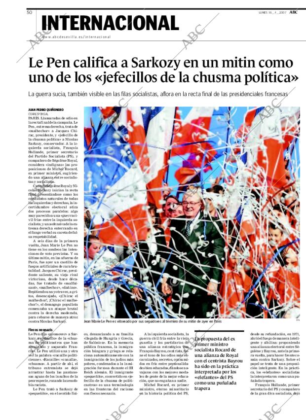 ABC SEVILLA 16-04-2007 página 50