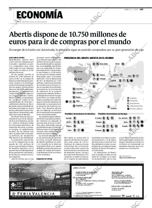 ABC SEVILLA 16-04-2007 página 58