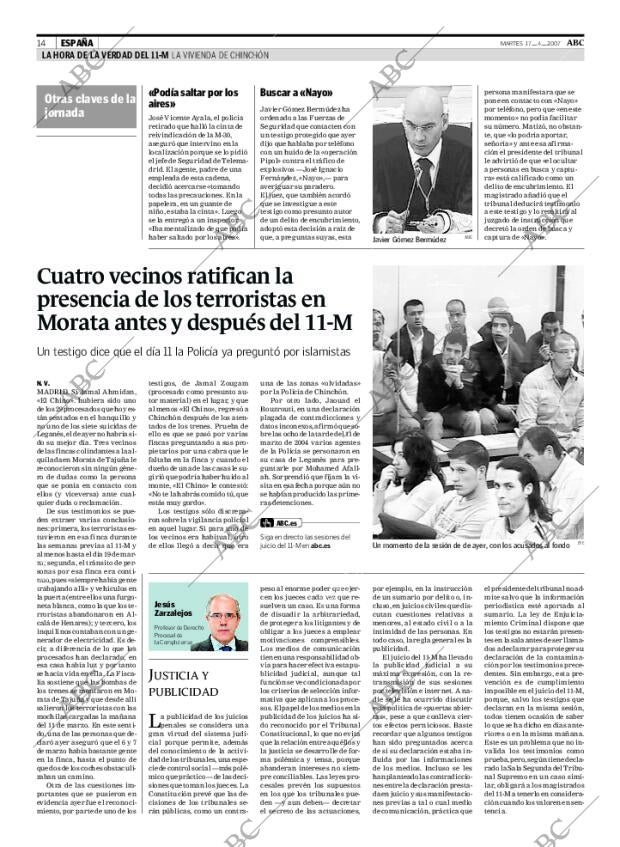 ABC MADRID 17-04-2007 página 14