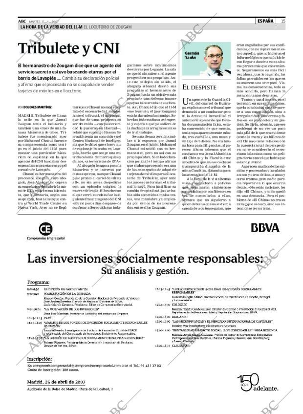 ABC MADRID 17-04-2007 página 15