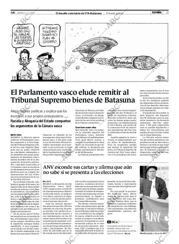 ABC MADRID 17-04-2007 página 21