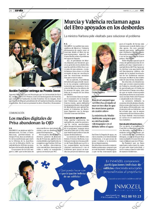 ABC MADRID 17-04-2007 página 24