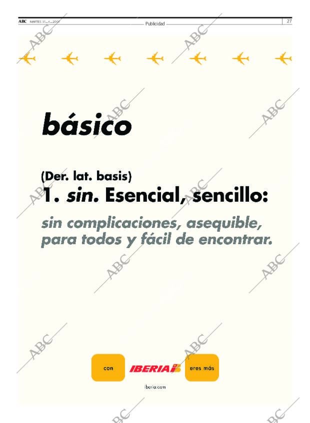 ABC MADRID 17-04-2007 página 27