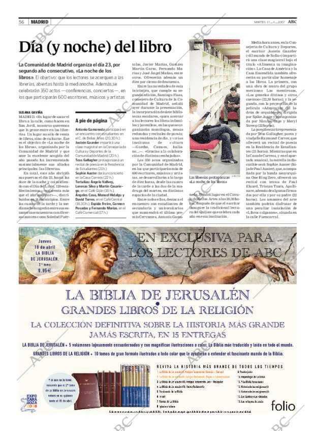 ABC MADRID 17-04-2007 página 56