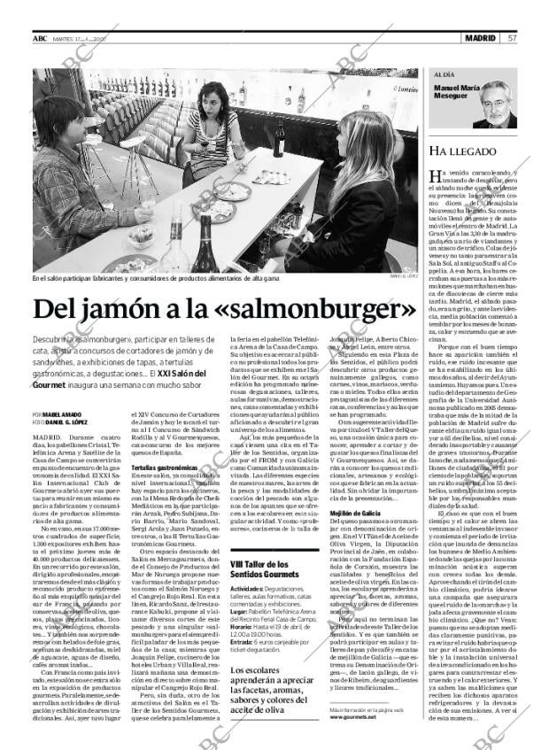 ABC MADRID 17-04-2007 página 57