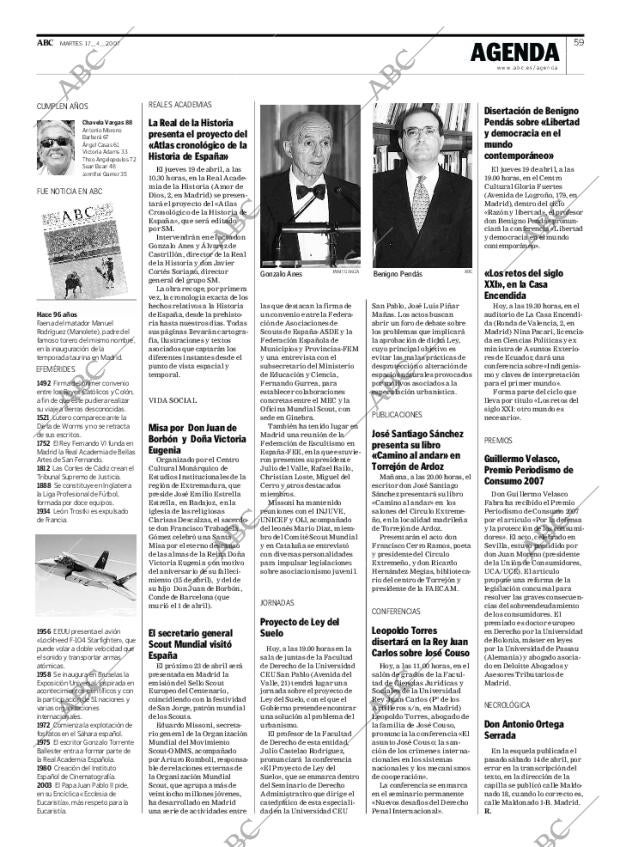 ABC MADRID 17-04-2007 página 59