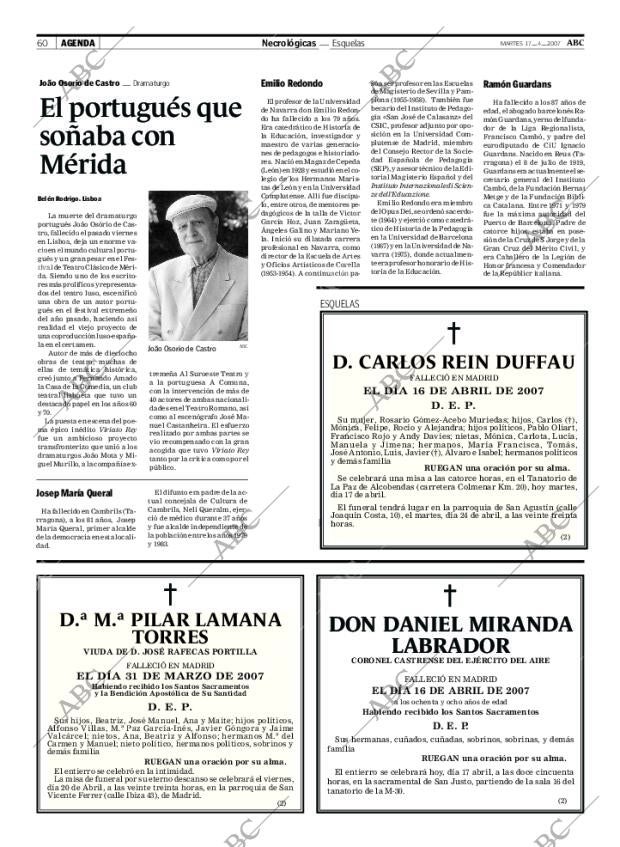 ABC MADRID 17-04-2007 página 60