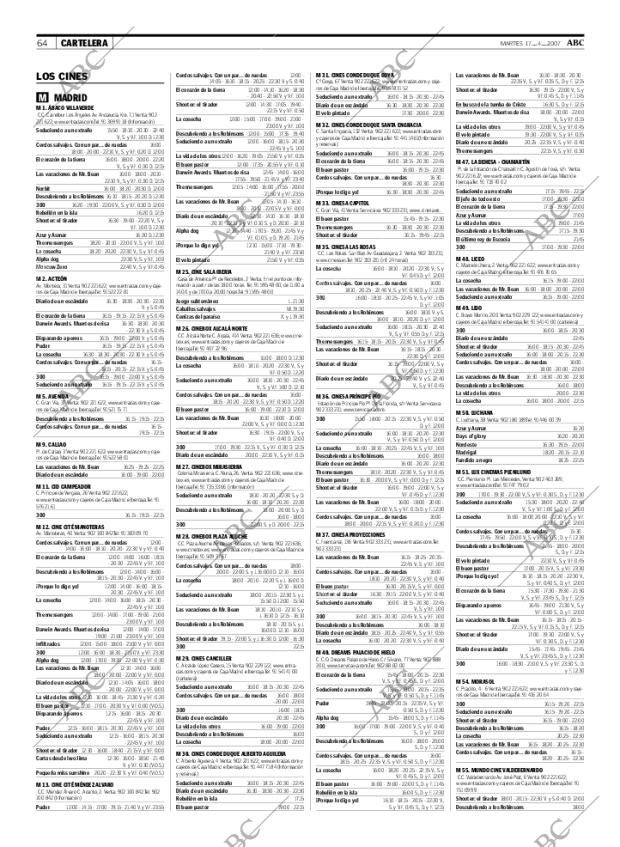 ABC MADRID 17-04-2007 página 64