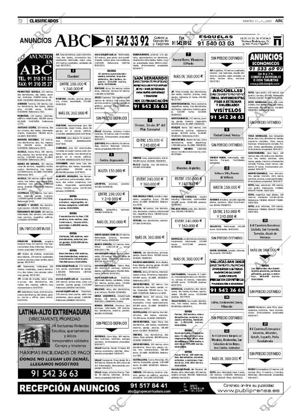 ABC MADRID 17-04-2007 página 72