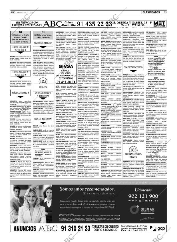 ABC MADRID 17-04-2007 página 73
