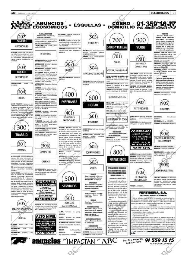 ABC MADRID 17-04-2007 página 75