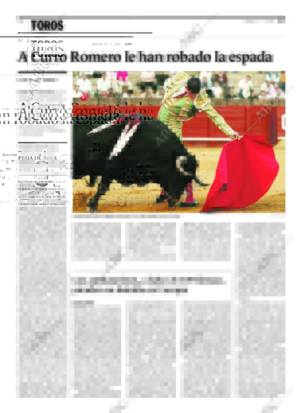 ABC MADRID 17-04-2007 página 82