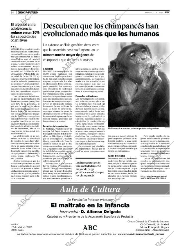 ABC MADRID 17-04-2007 página 84