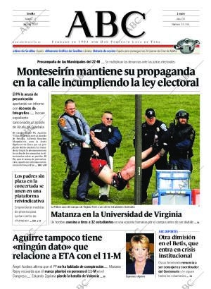 ABC SEVILLA 17-04-2007 página 1