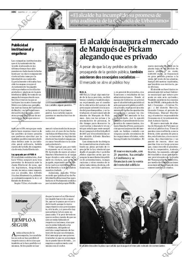 ABC SEVILLA 17-04-2007 página 11