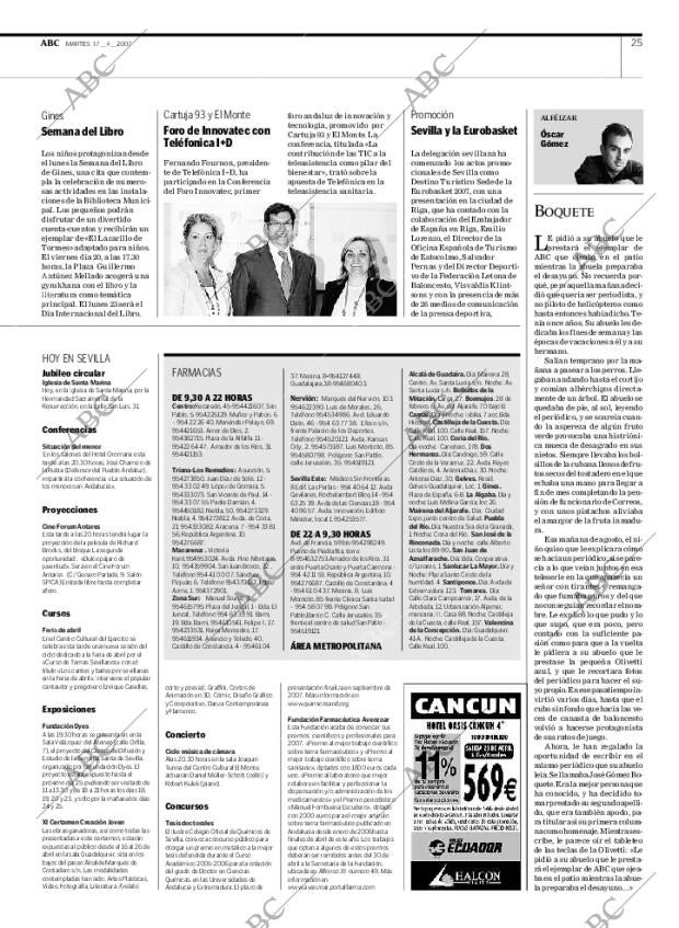 ABC SEVILLA 17-04-2007 página 25