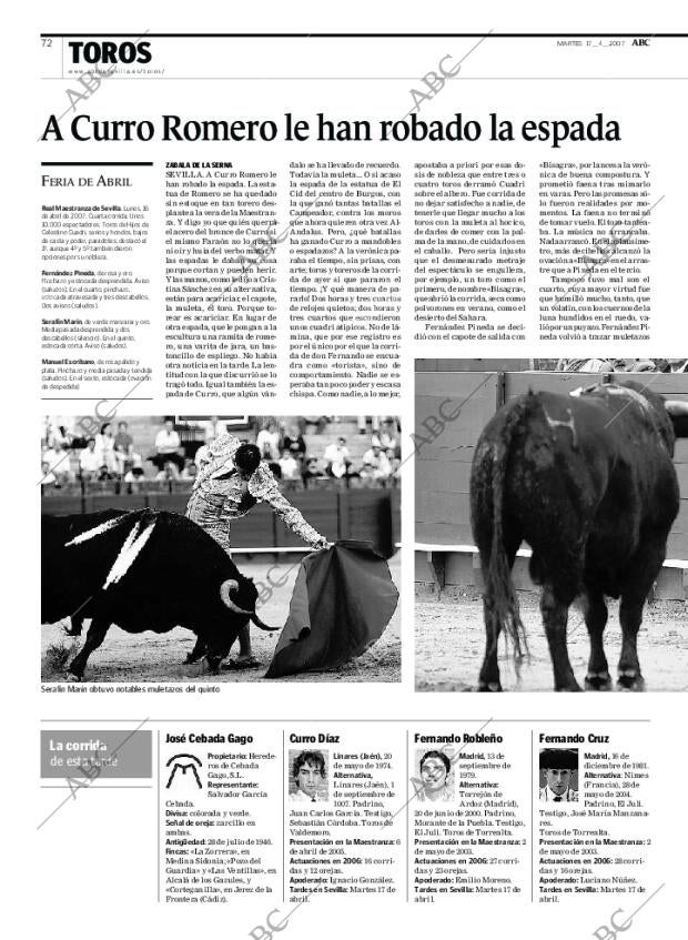 ABC SEVILLA 17-04-2007 página 72