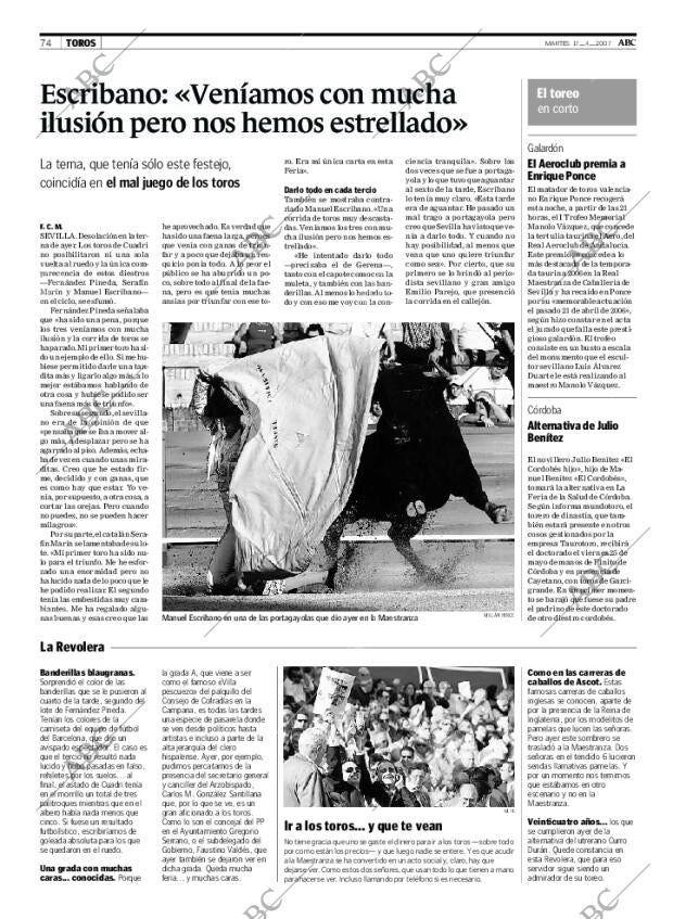 ABC SEVILLA 17-04-2007 página 74