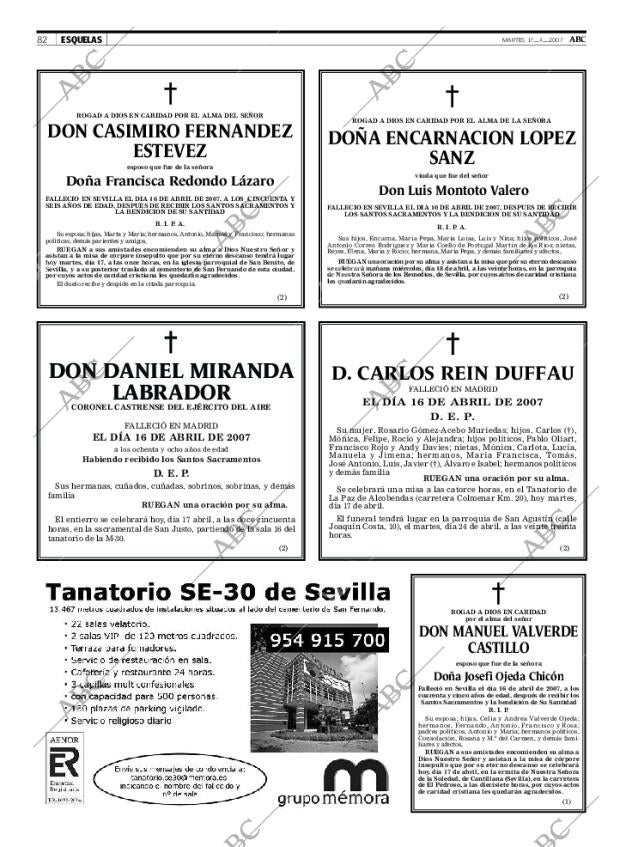 ABC SEVILLA 17-04-2007 página 82